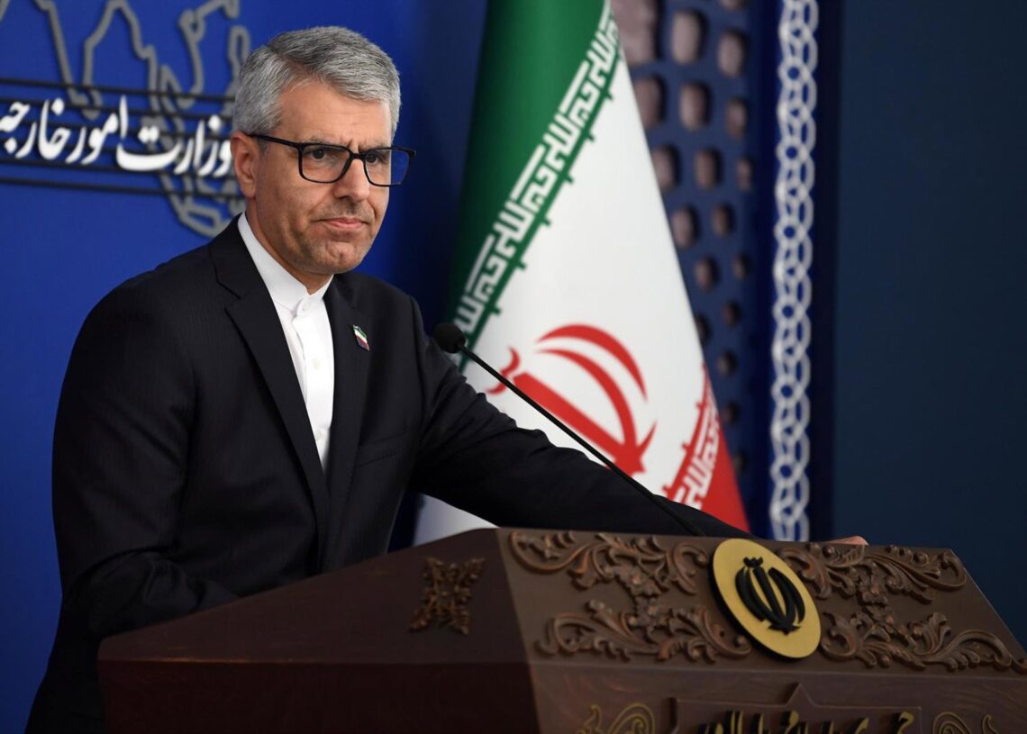 El portavoz del Ministerio de Exteriores de Irán, Esmaeil Baqaei, durante una rueda de prensa en Teherán (archivo)Europa Press/Contacto/Sha Dati