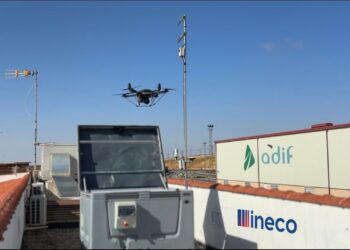 Ineco, primera entidad autorizada en España para operar 'drones-nido' en inspección ferroviariaINECO