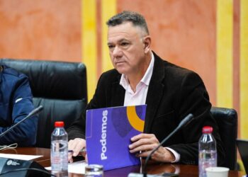 Archivo - El parlamentario de Por Andalucía Juan Antonio Delgado, en una foto de archivo.PODEMOS ANDALUCÍA - Archivo