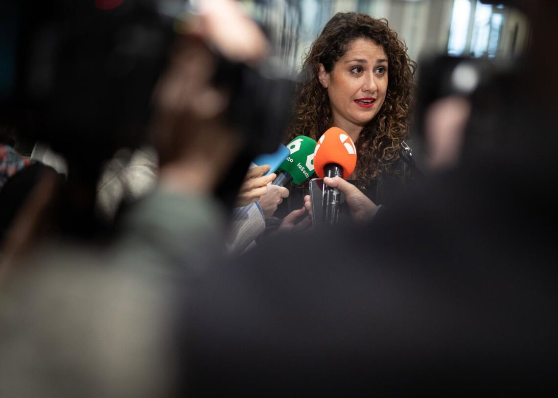 Archivo - La portavoz adjunta del PSOE y concejala en el Ayuntamiento de Madrid, Enma López.Alejandro Martínez Vélez - Europa Press - Archivo