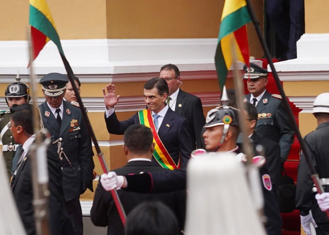 Rodrigo Paz, presidente de Bolivia.Europa Press/Contacto/Javier Mamani