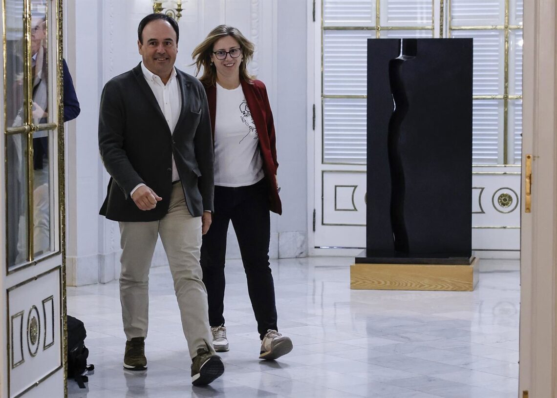 El síndic del PP en Les Corts, Juanfran Pérez Llorca, en la Junta de Síndics este lunesRober Solsona - Europa Press