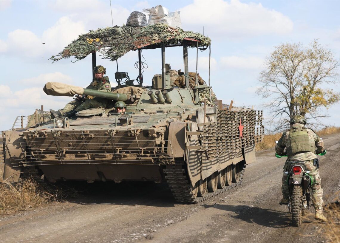 Archivo - Militares rusos en Donetsk, en una imagen de archivo.Europa Press/Contacto/Dmitry Yagodkin - Archivo