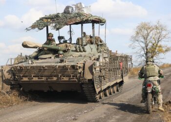 Archivo - Militares rusos en Donetsk, en una imagen de archivo.Europa Press/Contacto/Dmitry Yagodkin - Archivo