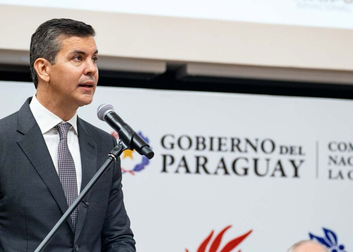 Archivo - El presidente de Paraguay, Santiago Peña.X - Archivo