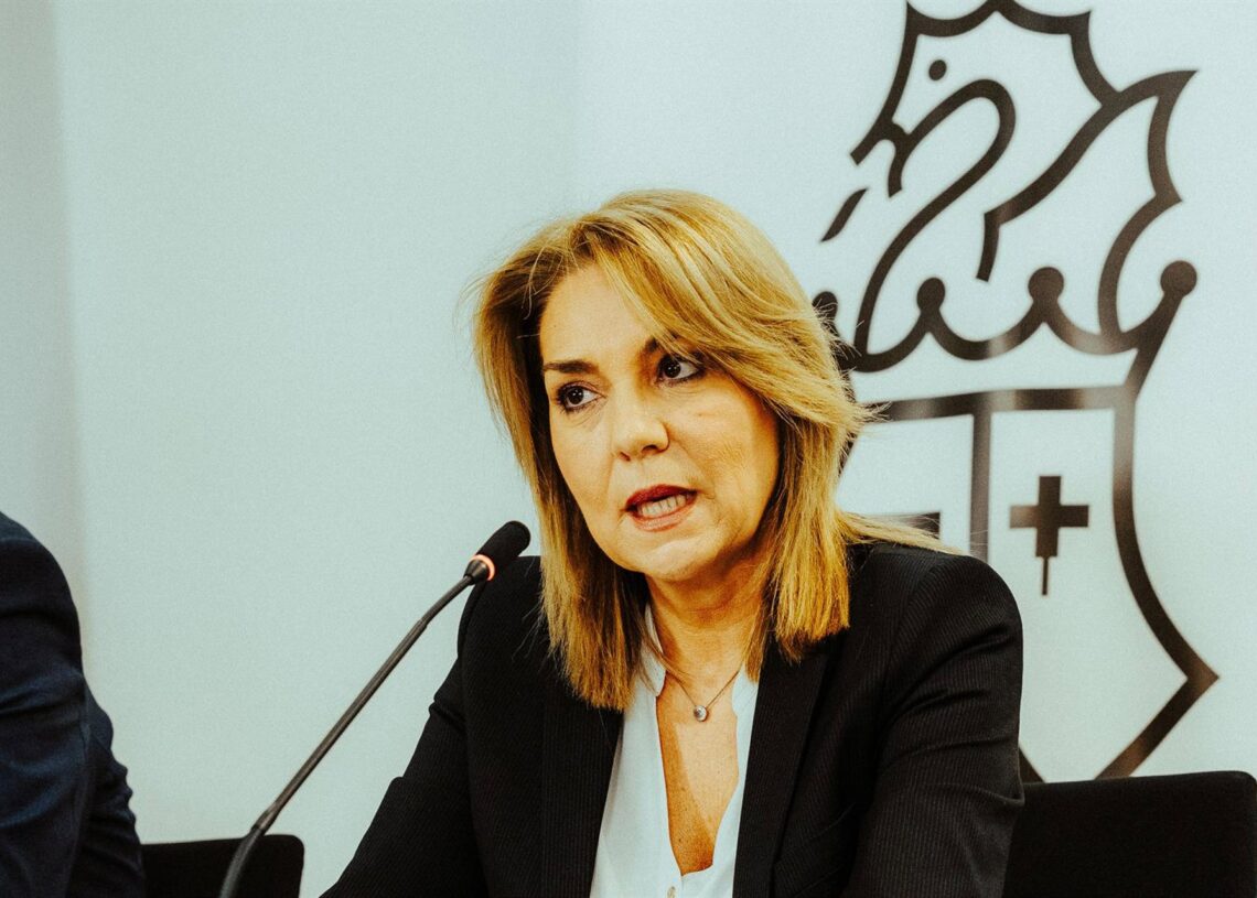 La vicepresidenta portavoz, Susana Camarero, comparece tras el pleno del Consell en funciones en imagen de archivoROBERTO PLAZA - EUROPA PRESS