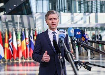 Archivo - Kestutis Budrys, ministro lituano de Asuntos Exteriores.Europa Press/Contacto/Bianca Otero - Archivo