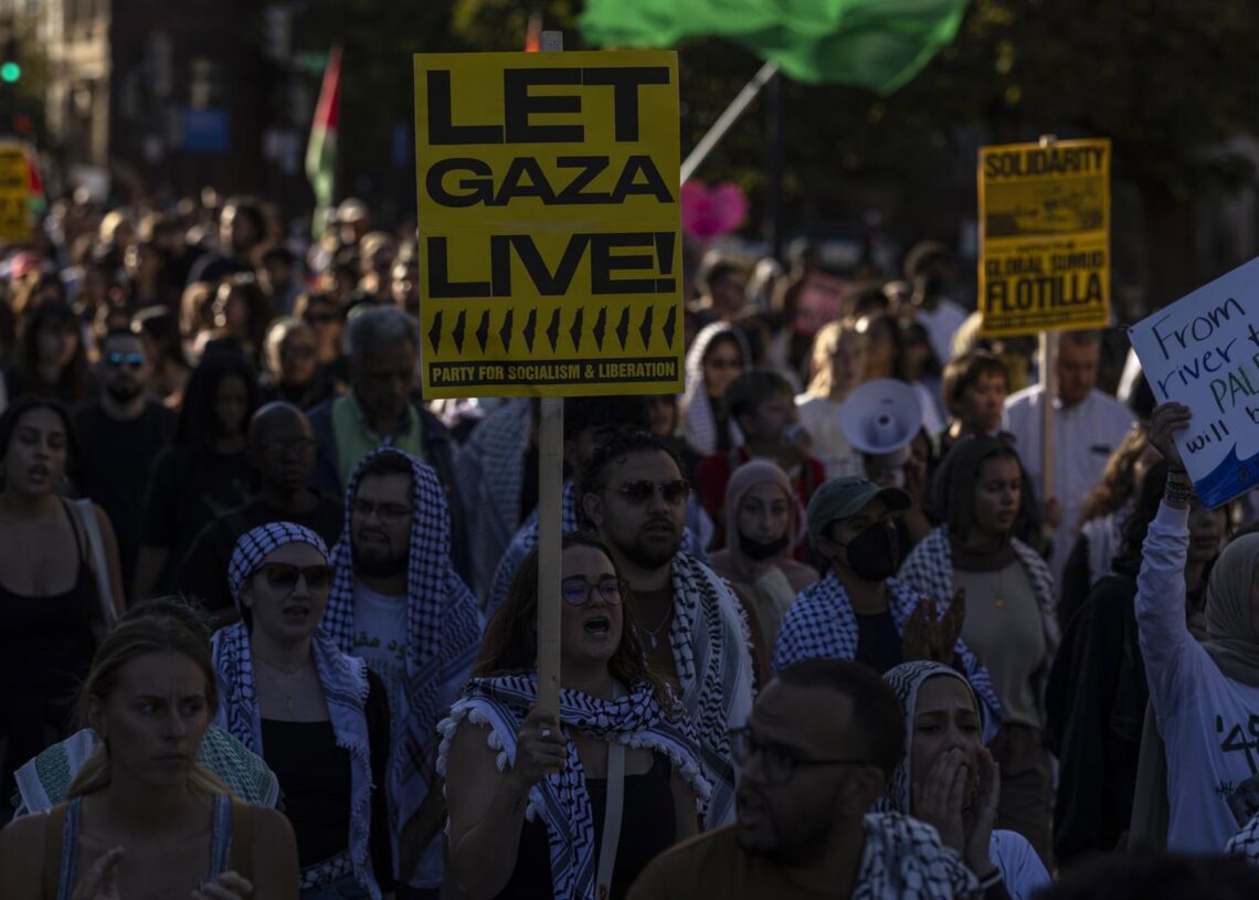 Archivo - Protestas contra la ofensiva israelí sobre la Franja de Gaza en Washington DC, EEUUEuropa Press/Contacto/Mehmet Eser - Archivo