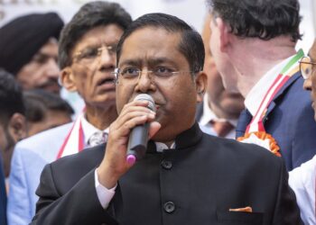 Archivo - El portavoz del Ministerio de Exteriores indio, Randhir JaiswalEuropa Press/Contacto/Photographer Lev Radin