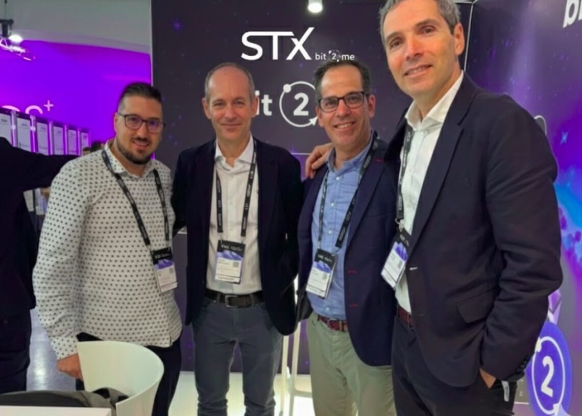 Archivo - Equipo de Bit2Me STX. De izquierda a derecha: Raúl Tébar (responsable de ciberseguridad), Enrique Palacios (responsable de cumplimiento), Yago González (responsable de operaciones) y Javier Tordable (consejero delegado y cofundador).BIT2ME - Archivo