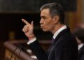 El presidente del Gobierno, Pedro Sánchez, interviene durante una sesión de control al Gobierno, en el Congreso de los Diputados, a 12 de noviembre de 2025, en Madrid (España). Eduardo Parra - Europa Press