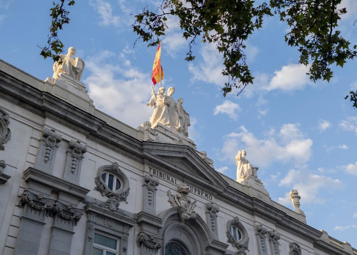 Fachada del Tribunal Supremo, a 12 de noviembre de 2025, en Madrid (España).Alberto Ortega - Europa Press