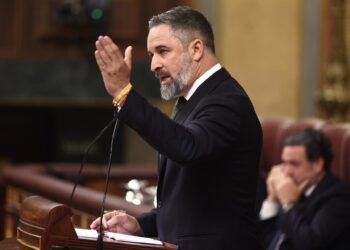 El presidente de Vox, Santiago Abascal, durante una sesión plenaria del CongresoEduardo Parra - Europa Press