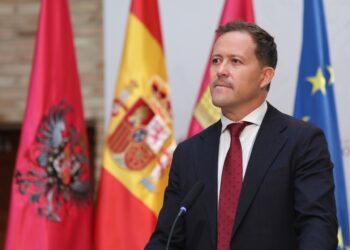 Archivo - El alcalde de Toledo, Carlos Velázquez, en una foto de archivo.AYUNTAMIENTO DE TOLEDO - Archivo