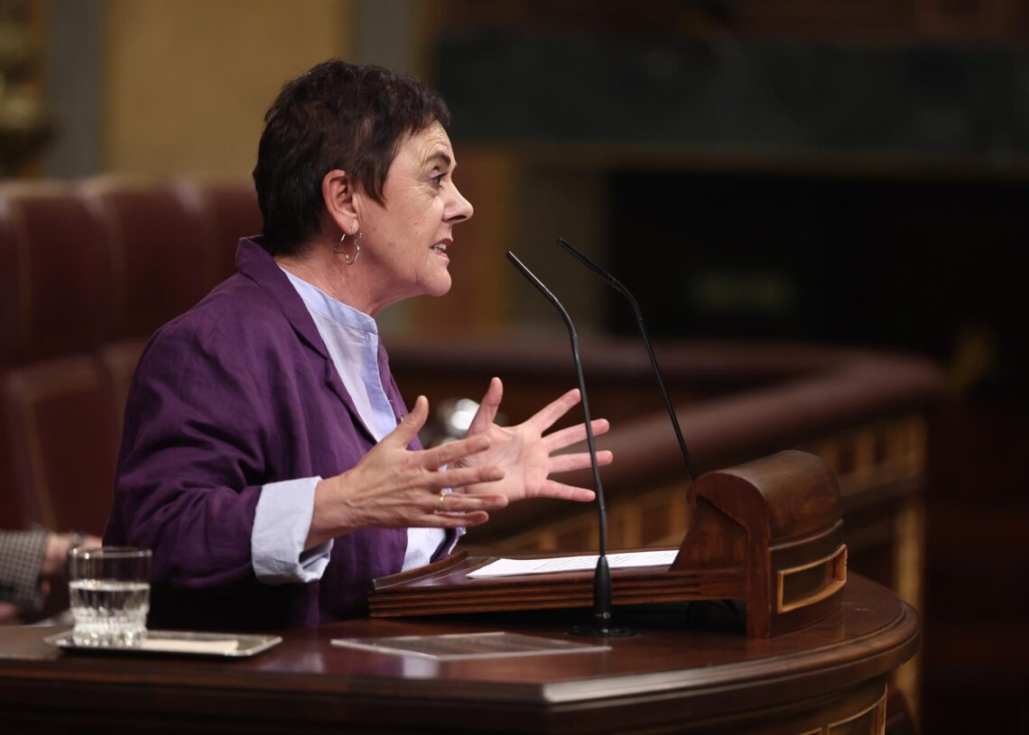 La portavoz de EH Bildu en el Congreso, Mertxe Aizpurua, en el Pleno Eduardo Parra - Europa Press