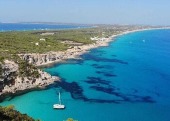 Archivo - Vista aérea de Formentera.TURISMO DE FORMENTERA - Archivo
