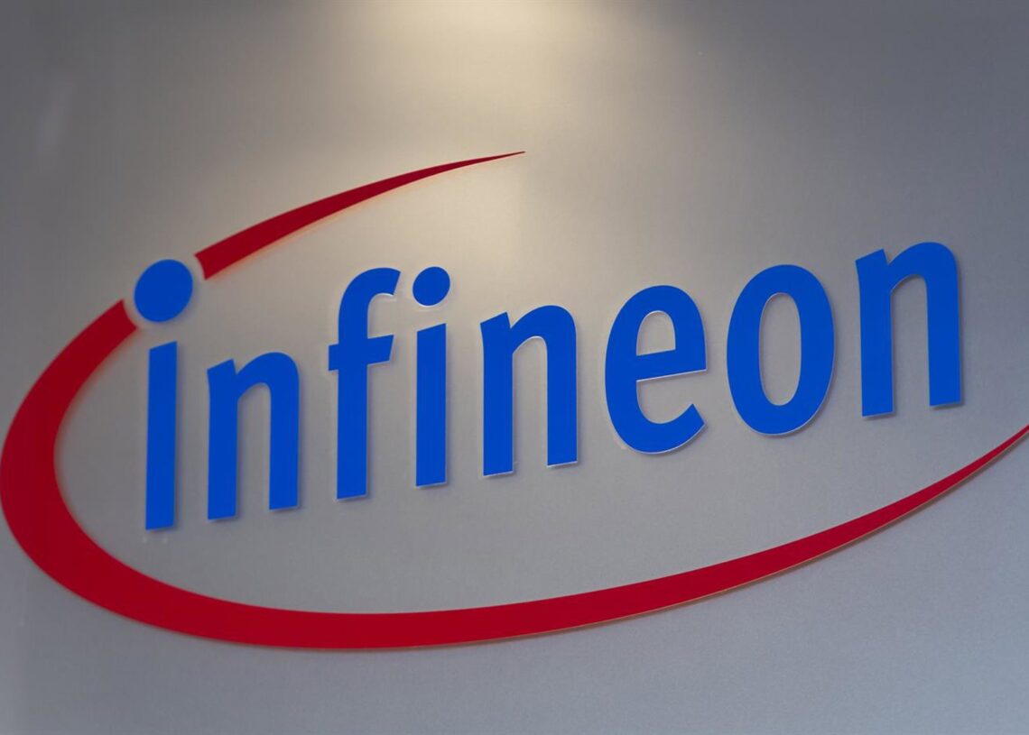 Archivo - Logo de Infineon en la entrada de una de sus oficinas.Matthias Rietschel/dpa-Zentralbi - Archivo