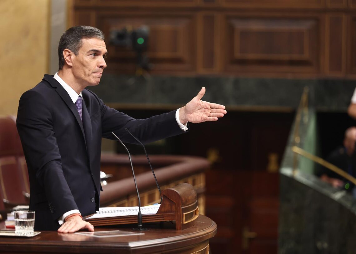 El presidente del Gobierno, Pedro Sánchez, en el PlenoEduardo Parra - Europa Press