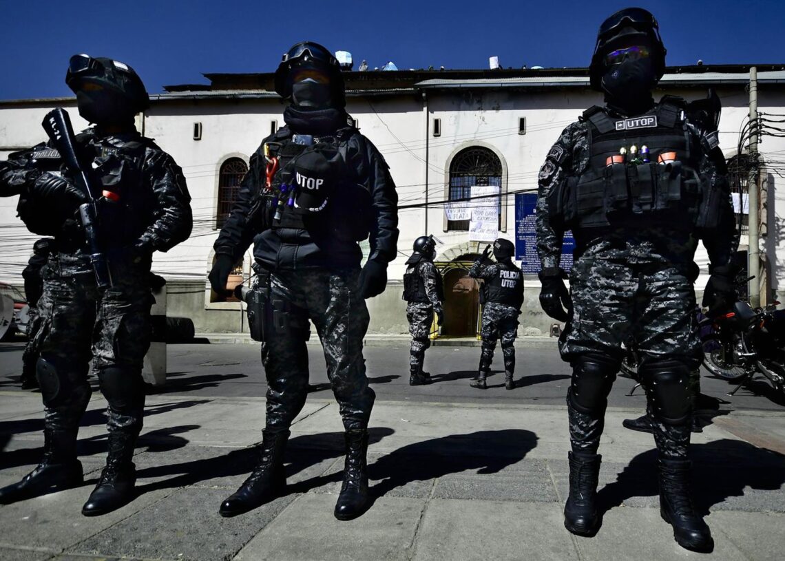 Archivo - Agentes de la Policía de Bolivia, en una imagen de archivo.Europa Press/Contacto/Christian Lombardi - Archivo