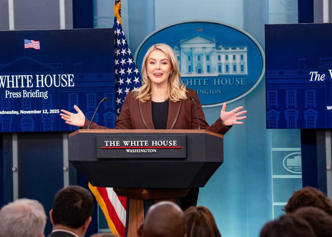 La portavoz de la Casa Blanca, Karoline LeavittEuropa Press/Contacto/Andrew Leyden