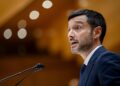 El ministro de Derechos Sociales, Consumo y Agenda 2030, Pablo Bustinduy, durante una sesión plenaria, a 4 de noviembre de 2025, en Madrid (España).A. Pérez Meca - Europa Press
