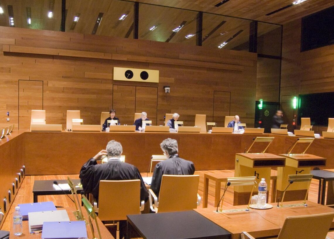 Archivo - Una vista ante el Tribunal General de la Unión Europea en la Sala de tres jueces.CURIA TRIBUNAL DE JUSTICIA UE - Archivo