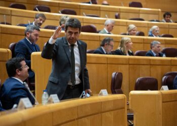 Archivo - El presidente de la Generalitat Valenciana, Carlos Mazón, durante la reunión de la Comisión General de las Comunidades Autónomas, en el Senado, a 8 de abril de 2024, en Madrid (España).Alejandro Martínez Vélez - Europa Press - Archivo