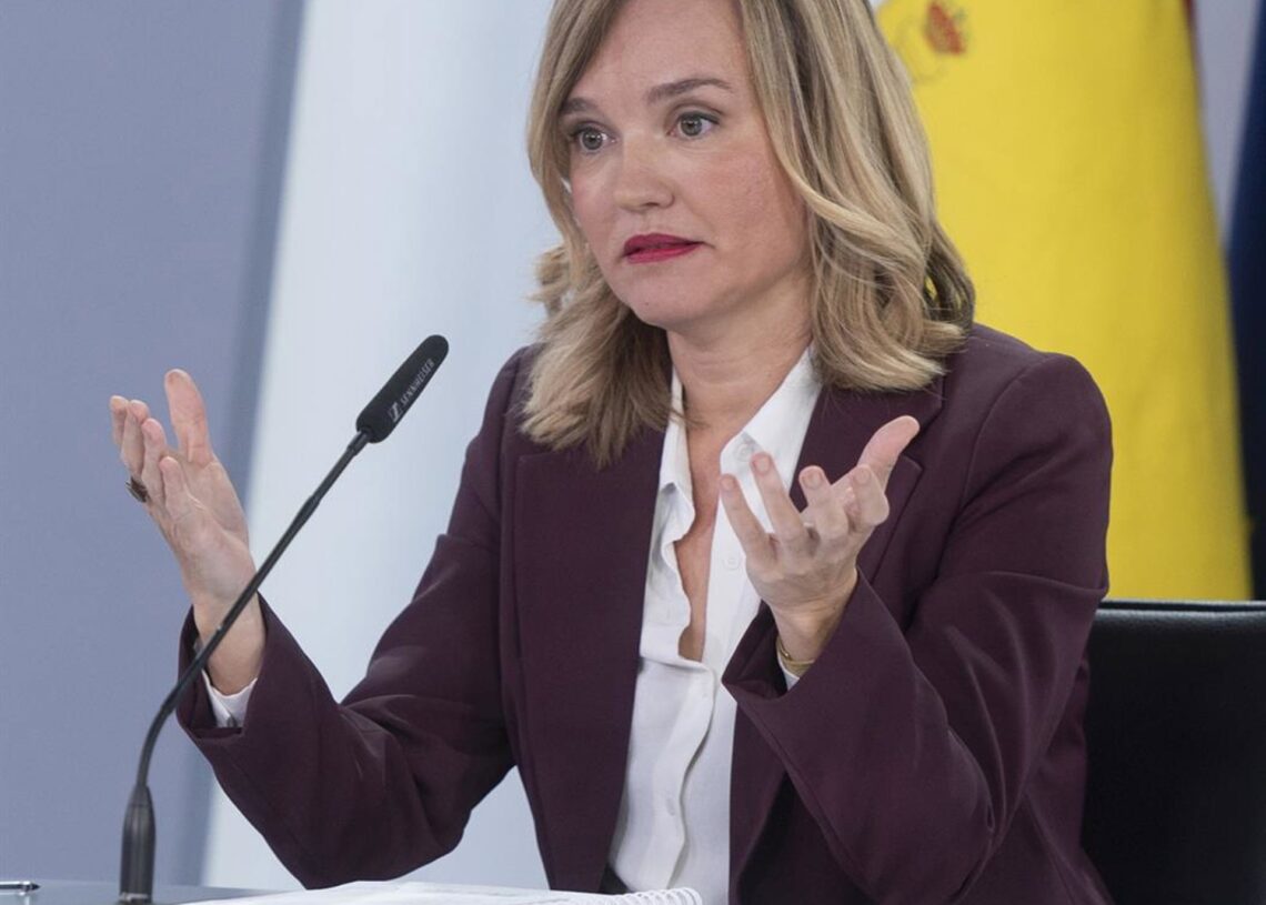 La ministra de educación, formación profesional y deportes, Pilar Alegría.Alberto Ortega - Europa Press
