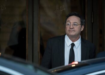 El fiscal general del Estado, Álvaro García Ortiz, a su salida del Tribunal Supremo, a 12 de noviembre de 2025, en Madrid (España). Diego Radamés - Europa Press