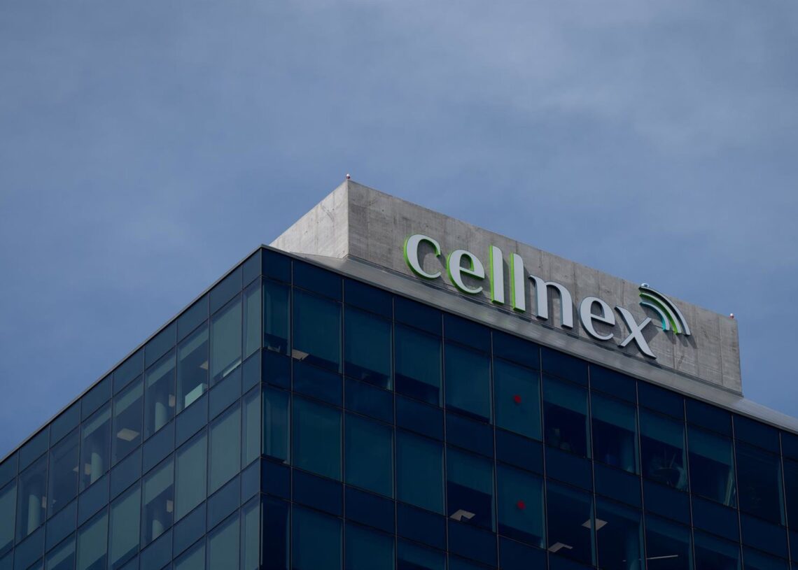 Archivo - Fachada de la sede de Cellnex Telecom, en Barcelona.David Zorrakino - Europa Press - Archivo