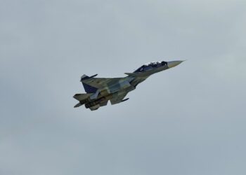 Archivo - Imagen de archivo de cazas rusos en ZhukovskiEuropa Press/Contacto/Mihail Siergiejevicz