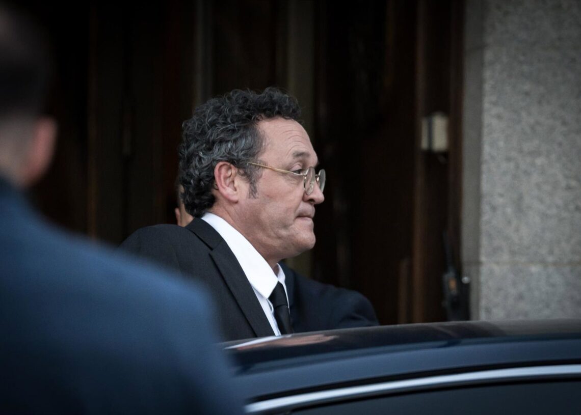 El fiscal general del Estado, Álvaro García Ortiz, a su salida del Tribunal Supremo, a 12 de noviembre de 2025, en Madrid (España).Diego Radamés - Europa Press