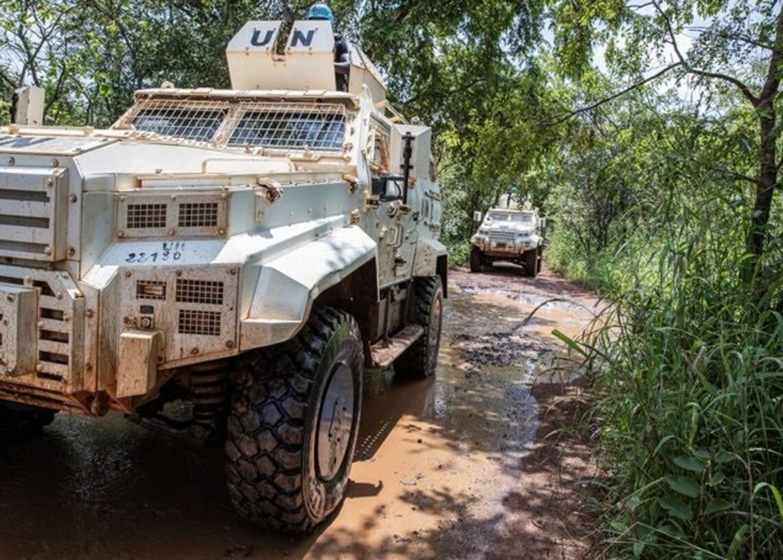 Archivo - Convoyes de la MINUSCAMINUSCA - Archivo