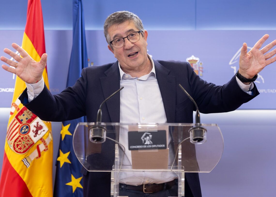 El portavoz del PSOE en el Congreso, Patxi López.Eduardo Parra - Europa Press