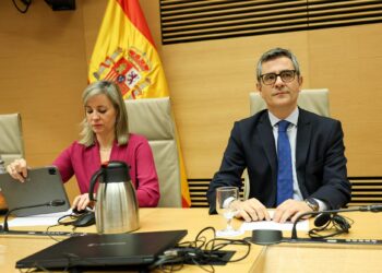El ministro de la Presidencia, Justicia y Relaciones con las Cortes, Félix Bolaños, comparece ante la Comisión de Justicia, en el Congreso de los Diputados, a 14 de noviembre de 2025, en Madrid (España).Marta Fernández - Europa Press