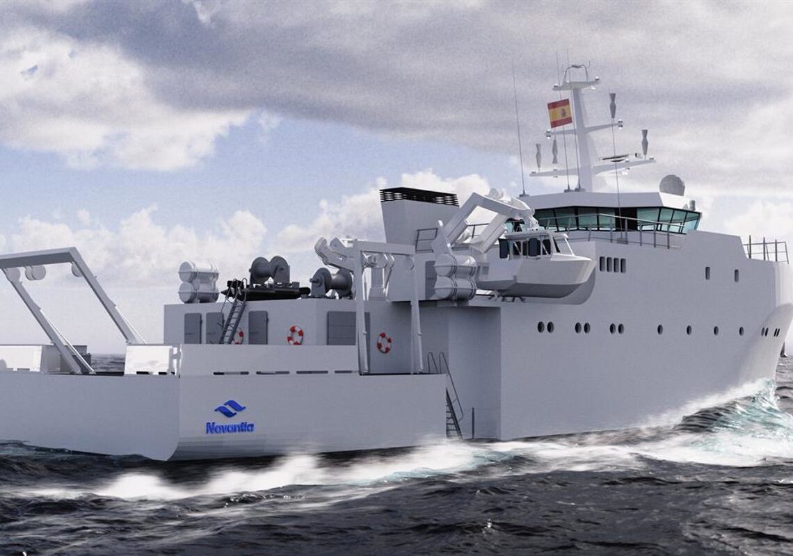Buque hidrográfico costero (BHC) de la Armada, diseñado por Navantia.NAVANTIA