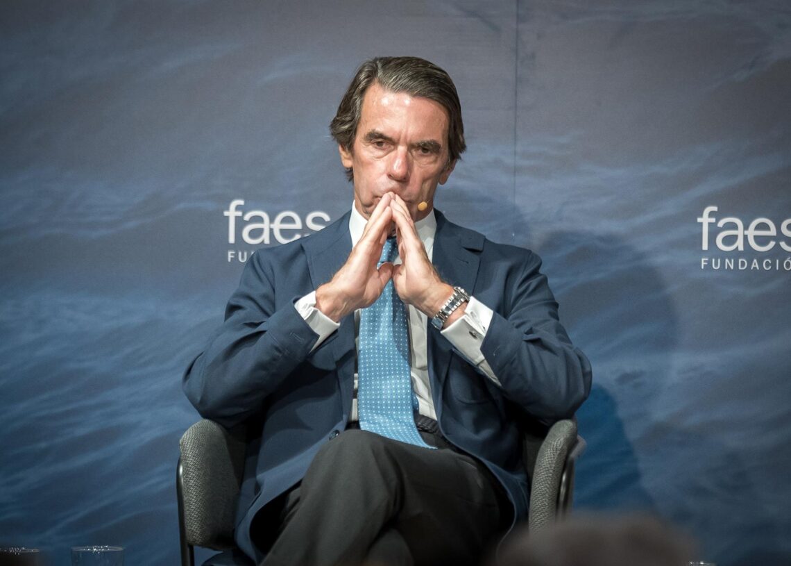 Archivo - El expresidente del Gobierno y presidente de FAES, José María Aznar, inaugura el Campus FAES 2025: Europa y el futuro del vínculo atlántico, en el Espacio Bertelsmann, a 17 de septiembre de 2025, en Madrid (España). Diego Radamés - Europa Press - Archivo