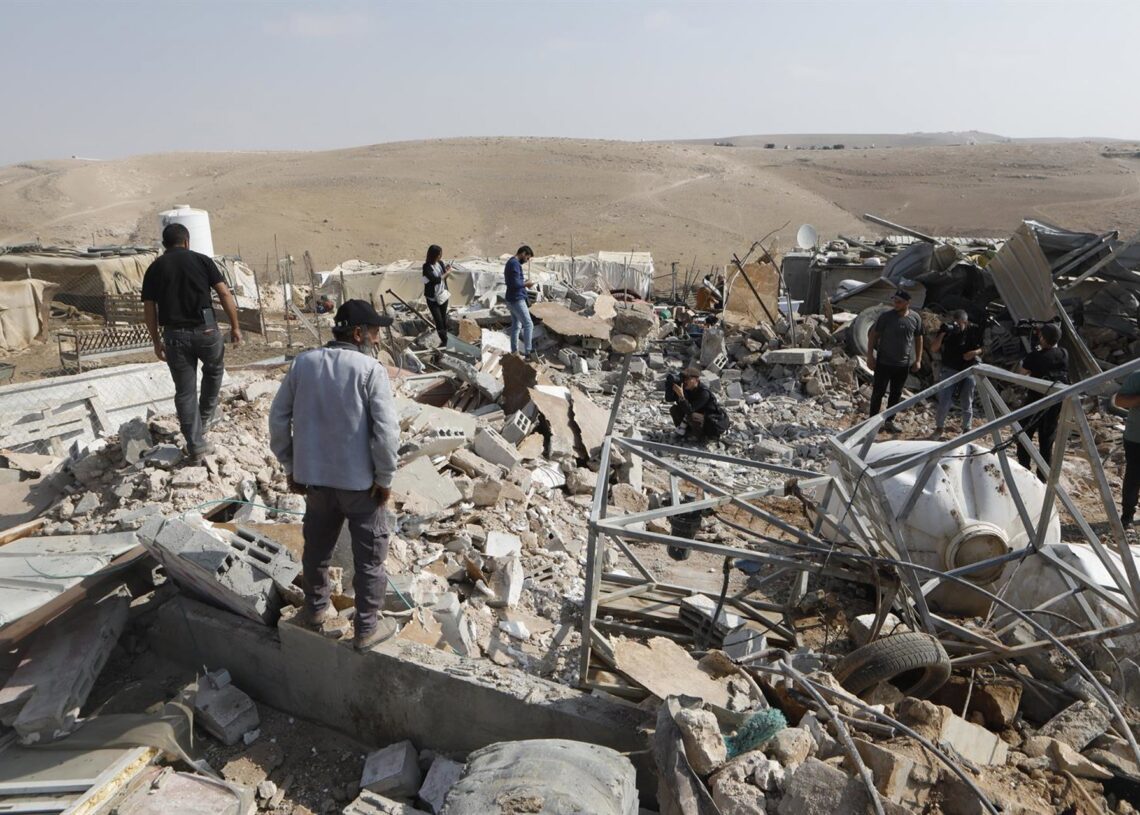 Casas demolidas en la ciudad de Hebron en la Cisjordania ocupada.Mamoun Wazwaz/APA Images via ZUM / DPA