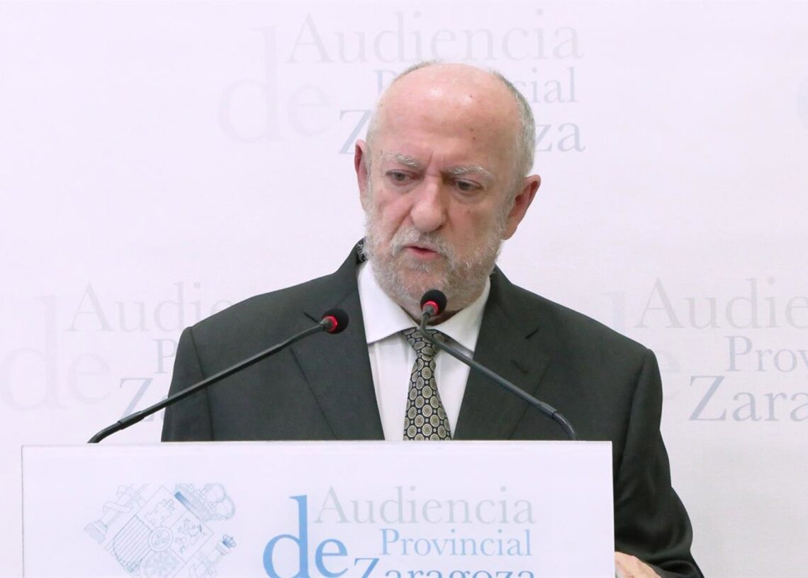 El presidente de la Audiencia Provincial, Alfonso Ballestín.EUROPA PRESS