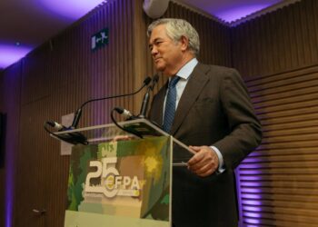 El presidente de EFPA España, Santiago Satrústegui, en los actos conmemorativos del 25ºAniversario de la entidad.EFPA ESPAÑA