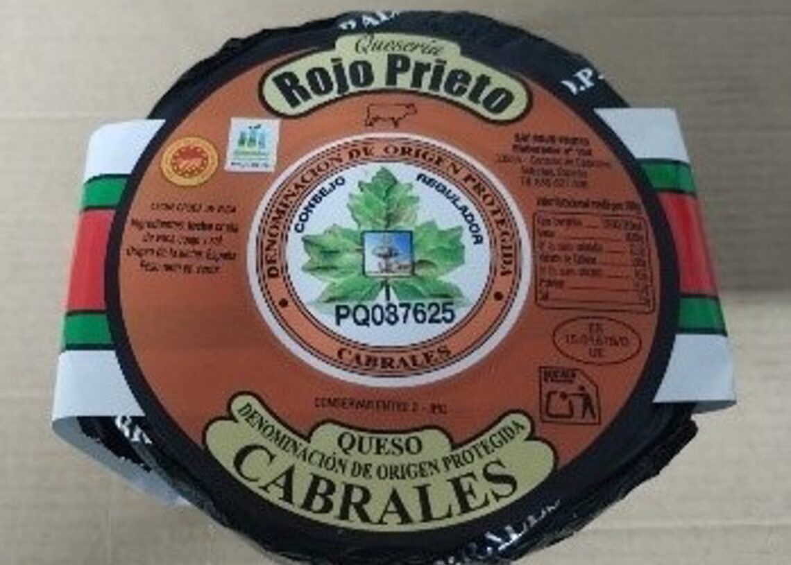 Imagen del producto afectado.AESAN