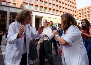 Archivo - Imagen de la huelga de médicos del pasado 3 de octubre.Matias Chiofalo - Europa Press - Archivo