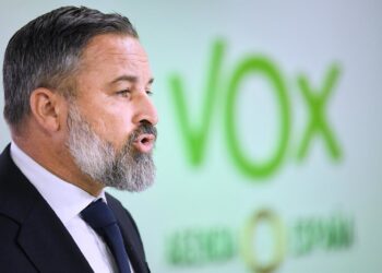 Archivo - El presidente de Vox, Santiago Abascal comparece ante los medios tras la reunión del comité de Acción Política de Vox en la sede del partido, a 1 de septiembre de 2025, en Madrid (España).Fernando Sánchez - Europa Press - Archivo