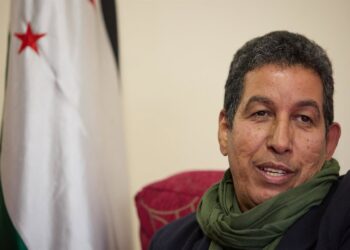 Archivo - El delegado estatal del Frente Polisario en España, Abdulah Arabi, durante una entrevista para Europa Press, a 2 de febrero de 2023, en Madrid (España)Jesús Hellín - Europa Press - Archivo
