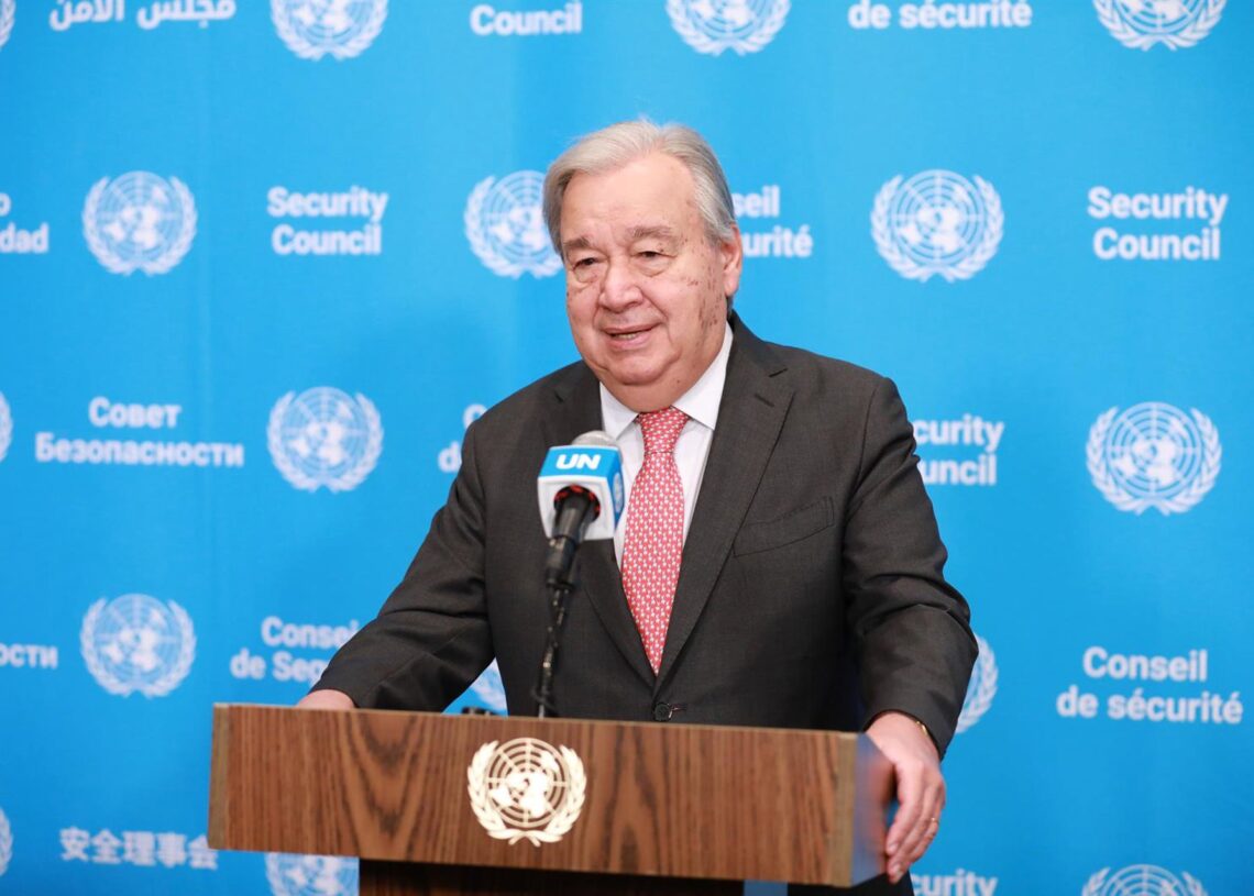 Archivo - El secretario general de la ONU, António GuterresEuropa Press/Contacto/Xie E - Archivo