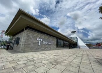 Archivo - Sede de Telefónica en ColombiaTELEFÓNICA - Archivo