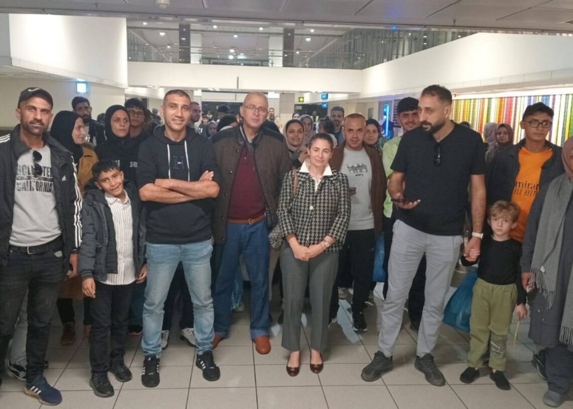 Pasajeros palestinos del vuelo con destino a SudáfricaEMBAJADA PALESTINA EN SUDÁFRICA