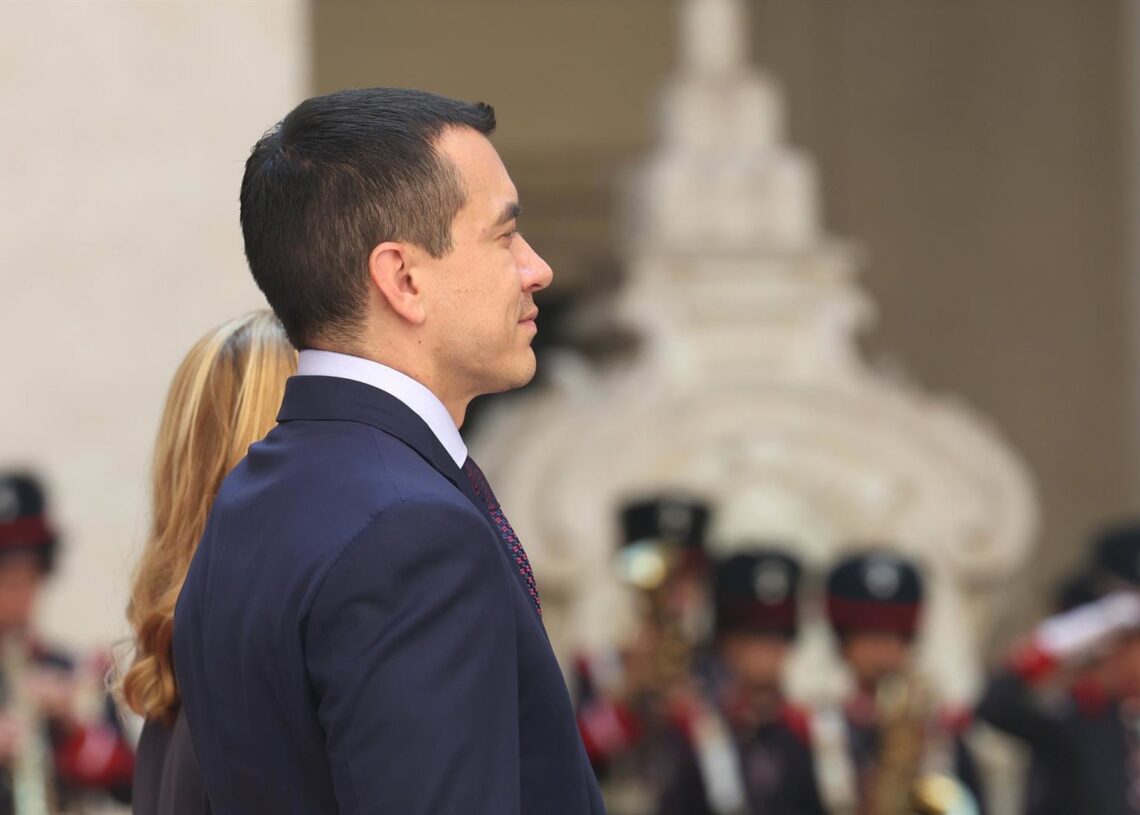 Archivo - El presidente de Ecuador, Daniel Noboa.Europa Press/Contacto/marco iacobucci - Archivo