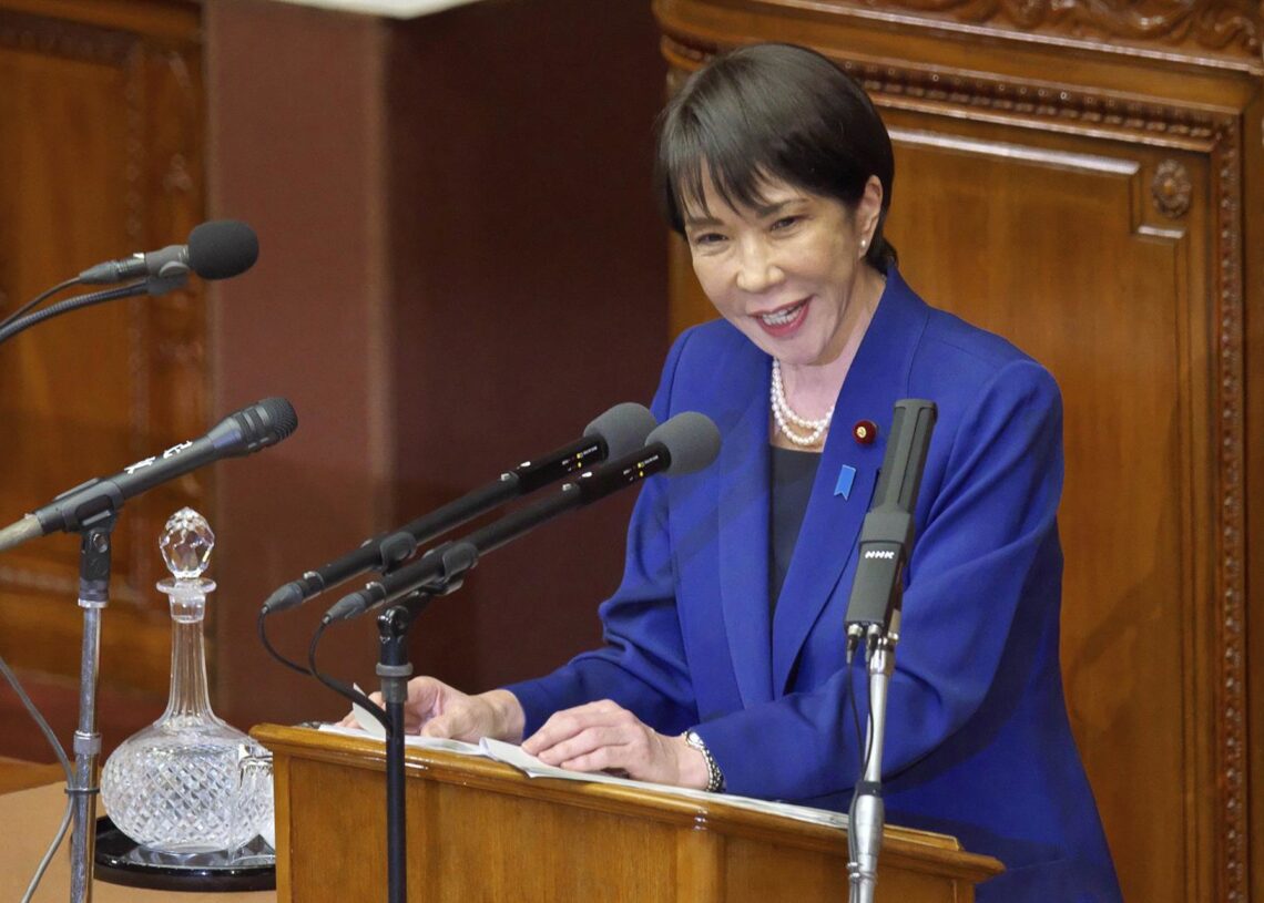 La primera ministra de Japón, Sanae Takaichi.Europa Press/Contacto/Kento Nara