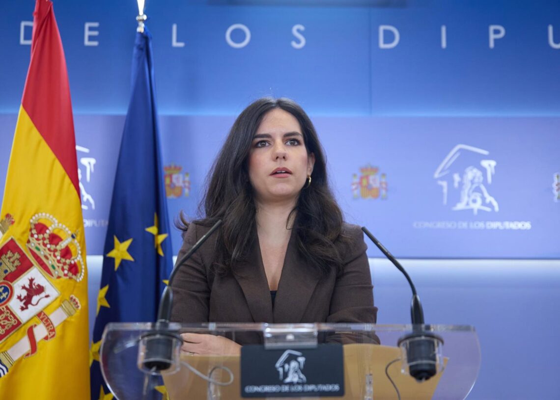Archivo - La portavoz de Vox en el Congreso, Pepa Millán, durante una rueda de prensa.Jesús Hellín - Europa Press - Archivo